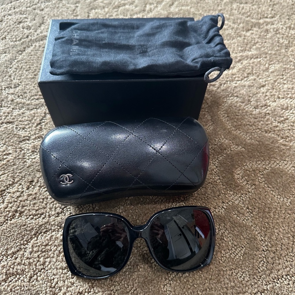 Black Chanel Sunglasses